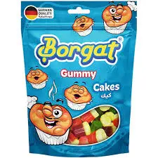 حلاوه جلي كيك أكياس بورقات 80 جرام . 