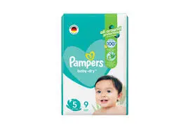 حفاظة رقم 5 بامبريز 9 حبة . 