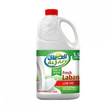 لبن قليل الدسم الصافى 1.5 لتر . 