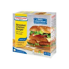 برجر دجاج امريكانا 672 جرام . 