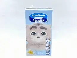 حليب الفانيليا السعودية 125 مل . 