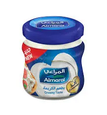 جبنة شيدر قابلة للدهن زرقاء المراعي 120 جرام . 