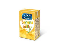 حليب طويل الاجل بالموز المراعي 150 مل . 