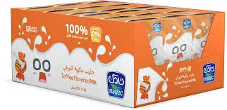 حليب بنكهة التوفي نادك 125 مل كرتون 18 حبة