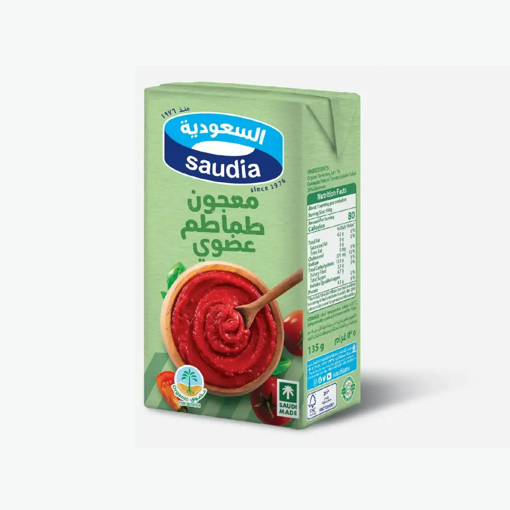 معجون طماطم عضوي السعودية 135 جرام 