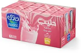 حليب الفراولة 185مل18حبة