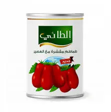 طماطم مقشرة الطائي 400 جرام . 