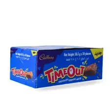 تايم اوت كادبوري 10 جرام - كرتون  12 حبة  . 