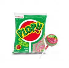 مصاص اخضر بيلوب 18 جرام - كرتون  48 حبة  . 