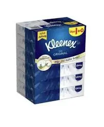 مناديل 70 حبه كلينكس 6 حبه . 