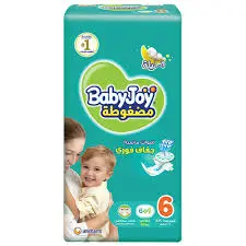 حفاظة رقم 6 بيبي جوي 7 حبة