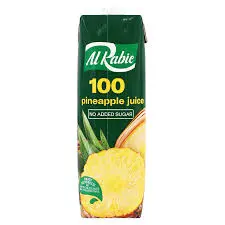 عصير اناناس كبير الربيع 1 لتر . 