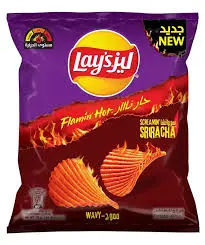 شبس حار نار سيرتشا ليز 45 جرام