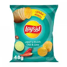 بطاطس شطة وليمون ليز 45 جرام