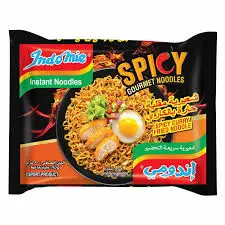 شعيريه مقليه حاره اندومي 90 جرام . 