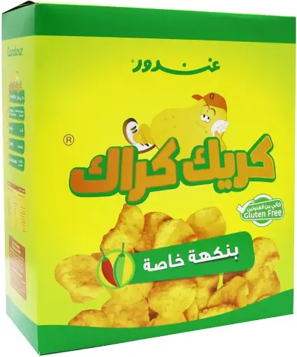  شبس بنكهة خاصه عائلي كريك كراك 100 جرام - كرتون  15 حبة 