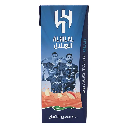 عصير تفاح مصاص هلال نادك 185 مل