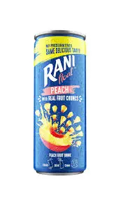 عصير حبيبات بالخوخ راني 240 ملي