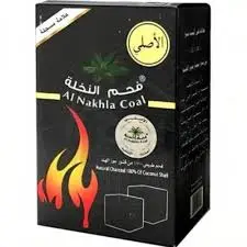 فحم نخله دائري  80 حبه . 