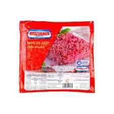 مفروم بقري مربع امريكانا 400 جرام . 