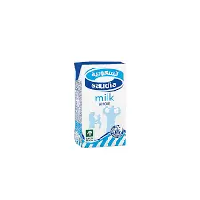 حليب كامل الدسم السعودية 125 مل . 