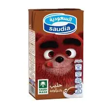 حليب الشوكولاتة السعودية 125 مل . 