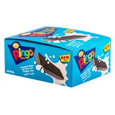 رينجو ويفر الفانيليا تيشوب 18 جرام كرتون صغير 24 حبة . 