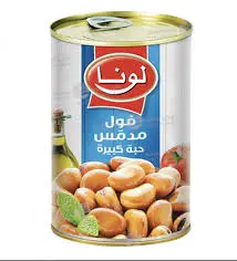 فول مدمس حبة كبيرة لونا 380 جرام . 