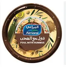 فول مع الحمص المراعي 250 جرام  . 