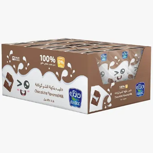 حليب الشوكولاتة نادك125مل18حبة