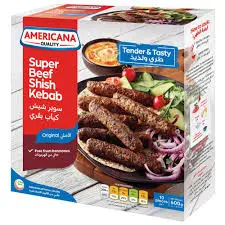 سوبر  شيش كباب بقر امريكانا600جرام