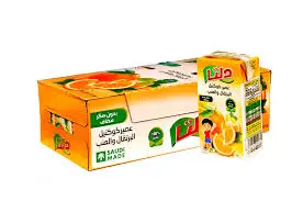 عصير برتقال دلتا125ملكرتون24حبة